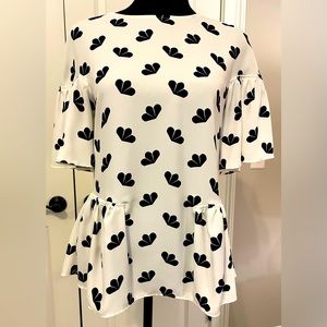 Ann Taylor flutter sleeve blouse.